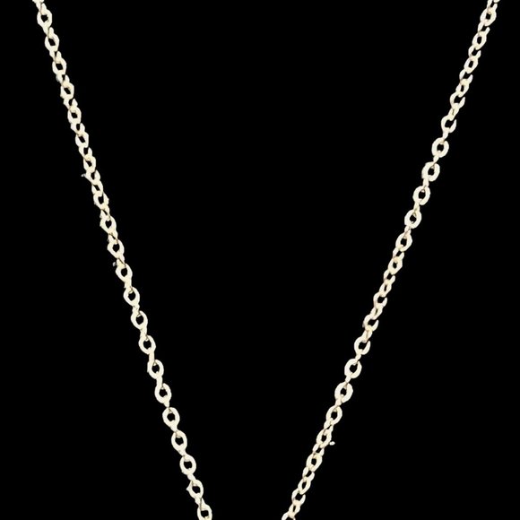 Kremnetz Gold Tone Necklace With Faux Pearl And Enamel Flower Pendant (4715) - Picture 4 of 5